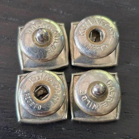 Bear & Wilde | Kum-A-Part Mother of Pearl French Cufflinks - Picture 4 of 6